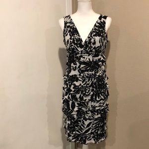 London Times Petites Ruffled Dress - 8 Petite